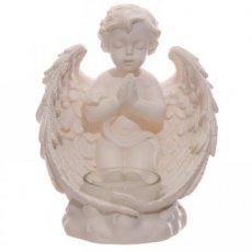 ANG149C Cherubijn vleugels theelichtje