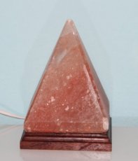Zoutsteen himalaya piramide lamp